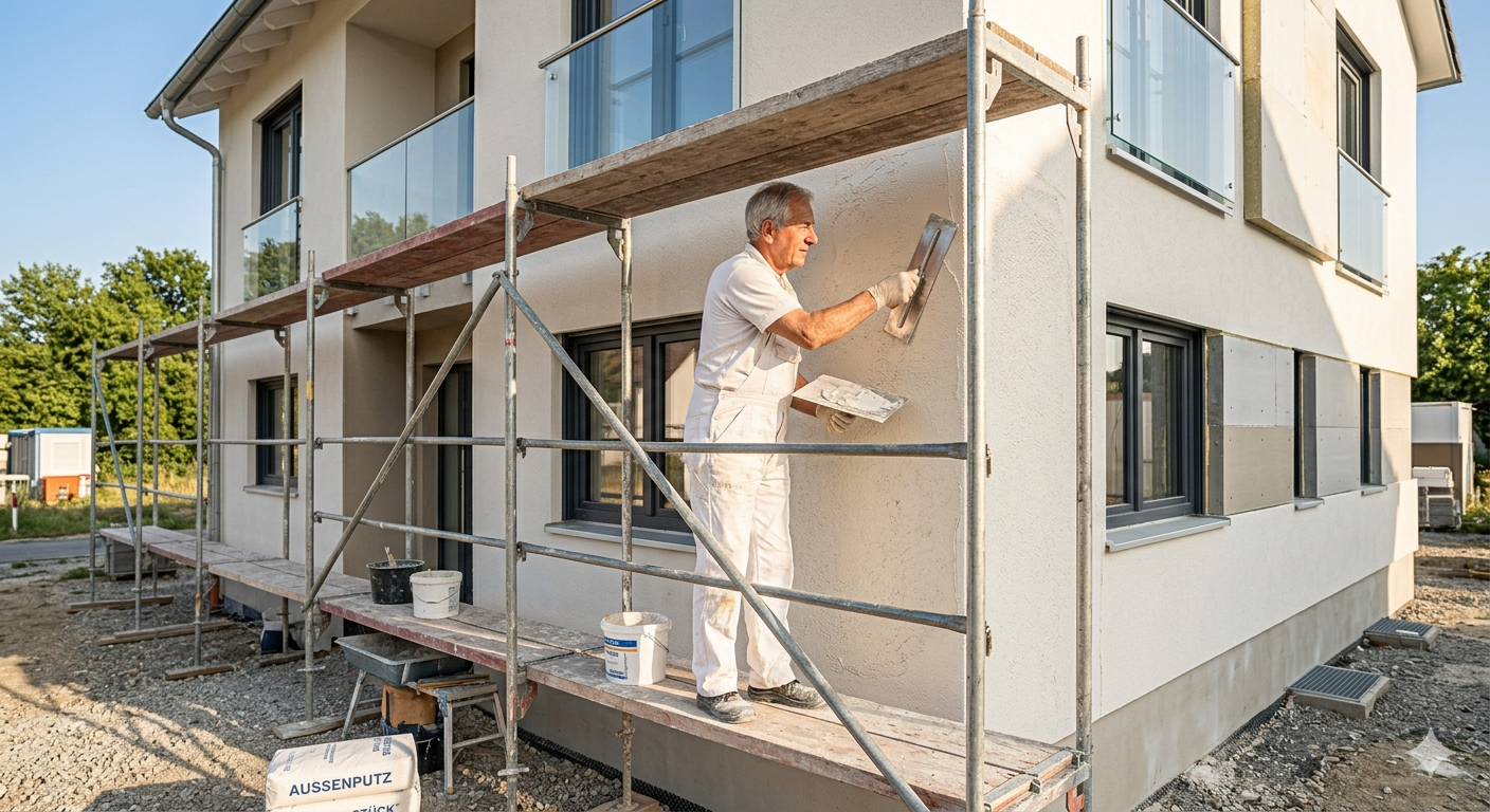 Außenputzarbeiten Fassade