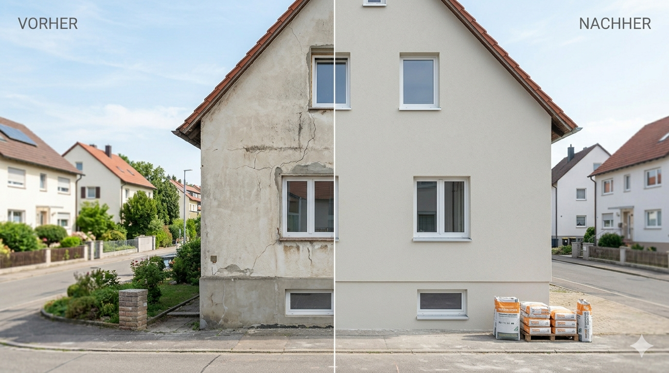 Fassadenreinigung und Sanierung