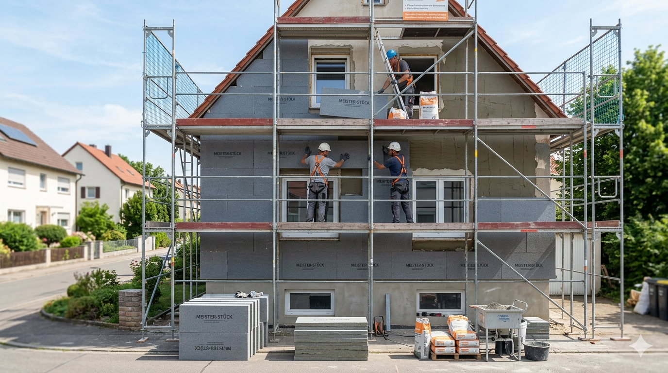 WDVS Wärmedämmverbundsystem Fassadendämmung