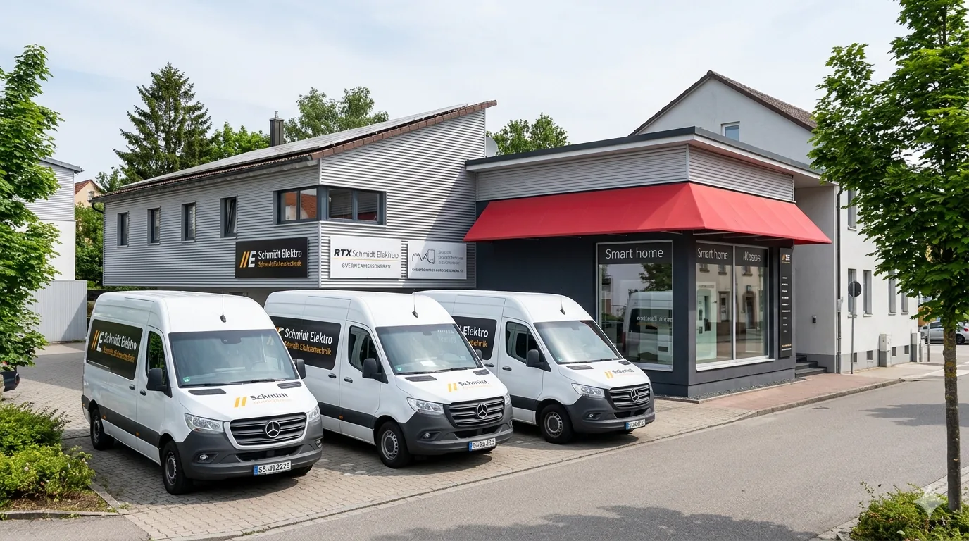Elektriker bei der Arbeit – Schmidt Elektro Team