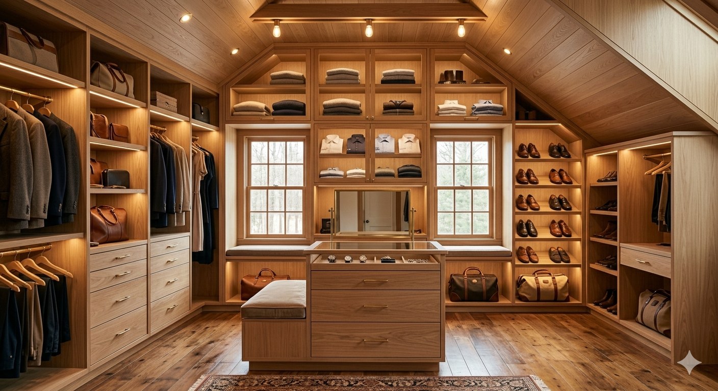 Begehbarer Kleiderschrank Dachgeschoss